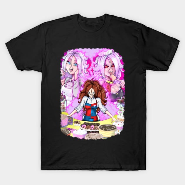 ANDROID 21 T-Shirt by Luisocscomics